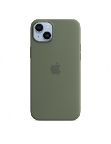 Apple Funda de silicona con MagSafe para el iPhone 14 Plus - Verde oliva