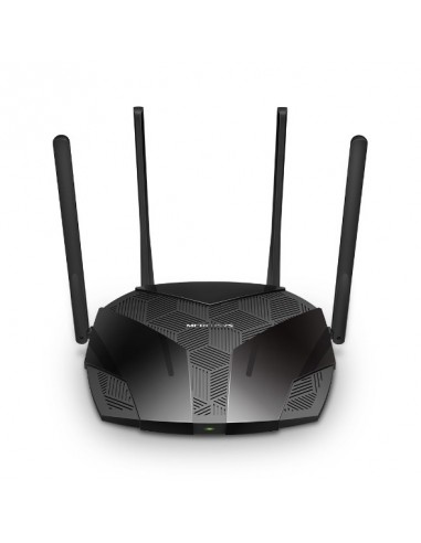 Mercusys MR80X router inalámbrico Gigabit Ethernet Doble banda (2,4 GHz   5 GHz) Negro