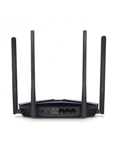 Mercusys MR80X router inalámbrico Gigabit Ethernet Doble banda (2,4 GHz   5 GHz) Negro