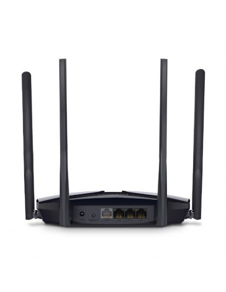 Mercusys MR80X router inalámbrico Gigabit Ethernet Doble banda (2,4 GHz   5 GHz) Negro