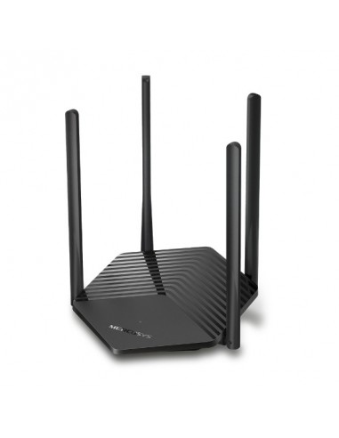 Mercusys MR60X router inalámbrico Gigabit Ethernet Doble banda (2,4 GHz   5 GHz) Negro