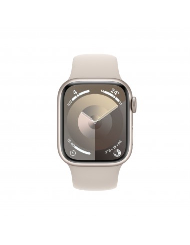Apple Watch Series 9 41 mm Digital 352 x 430 Pixeles Pantalla táctil Beige Wifi GPS (satélite)