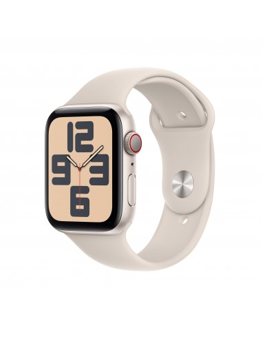 Apple Watch SE OLED 44 mm Digital 368 x 448 Pixeles Pantalla táctil 4G Beige Wifi GPS (satélite)