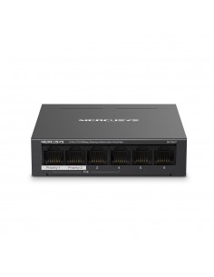 Mercusys MS106LP switch Gestionado Fast Ethernet (10 100) Energía sobre Ethernet (PoE) Negro