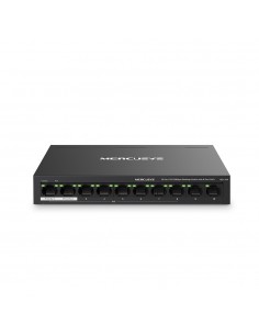 Mercusys MS110P switch Gestionado Fast Ethernet (10 100) Energía sobre Ethernet (PoE) Negro