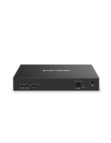 Mercusys MS110P switch Gestionado Fast Ethernet (10 100) Energía sobre Ethernet (PoE) Negro