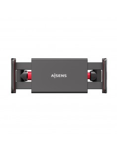 AISENS Soporte Coche Ajustable (1 Pivote) Para Reposacabezas Para Telefono   Tablet, Rojo 2