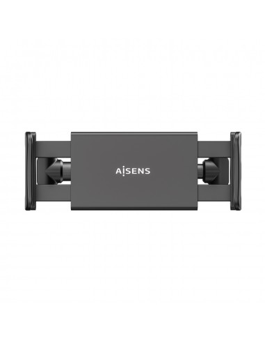 AISENS Soporte Coche Ajustable (1 Pivote) Para Reposacabezas Para Telefono   Tablet, Negro