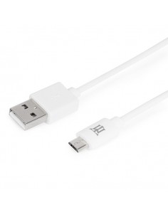 Maillon Technologique Basic MTBMUW241 cable USB 1 m USB A Micro-USB B Blanco