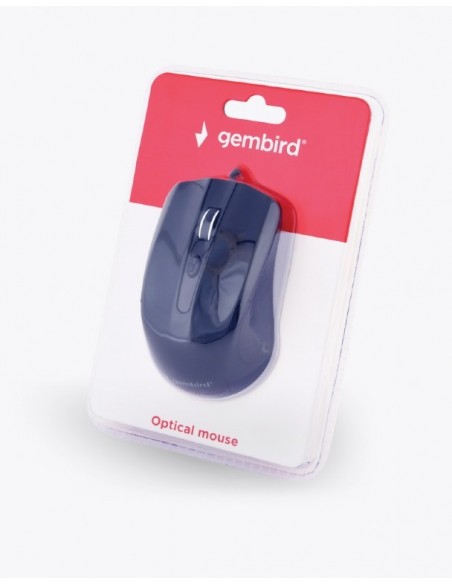 Gembird MUS-4B-01 ratón Ambidextro USB tipo A Óptico 1200 DPI