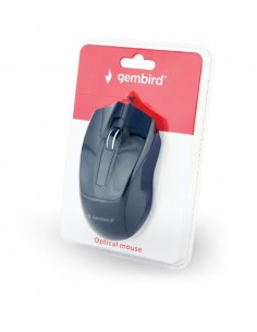 Gembird MUS-3B-01 ratón Ambidextro USB tipo A Óptico 1000 DPI 2