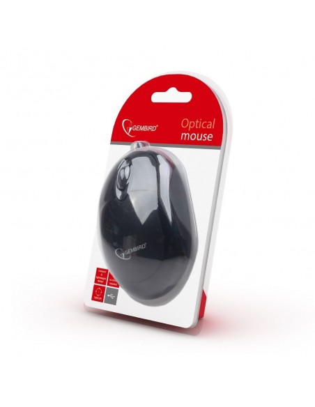 Gembird MUS-U-01 ratón Ambidextro USB tipo A Óptico 1000 DPI