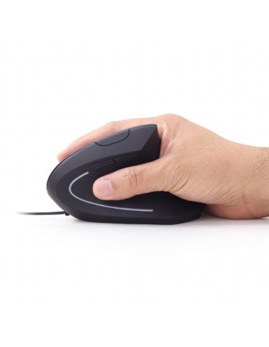 Gembird MUS-ERGO-01 ratón mano derecha USB tipo A Óptico 3200 DPI