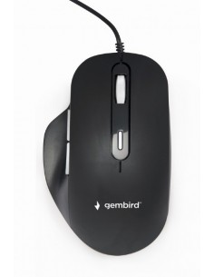 Gembird MUS-6B-02 ratón mano derecha USB tipo A Óptico 3600 DPI