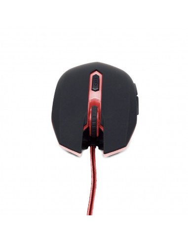 Gembird MUSG-001-R ratón Ambidextro USB tipo A 2400 DPI