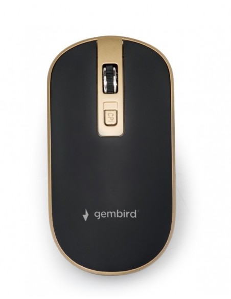 Gembird MUSW-4B-06-BG ratón Ambidextro RF inalámbrico Óptico 1600 DPI