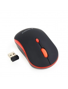 Gembird WIRELESS OPTICAL MOUSE MUSW-4B-03-R 1600DP - Maus ratón Ambidextro RF inalámbrico Óptico 1600 DPI 2