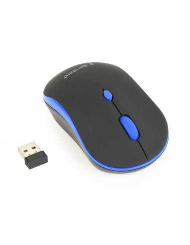 Gembird WIRELESS OPTICAL MOUSE MUSW-4B-03-B 1600DP - Maus ratón Ambidextro RF inalámbrico Óptico 1600 DPI
