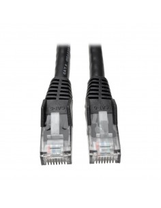 Tripp Lite N201-003-BK Cable Ethernet (UTP) Patch Moldeado Snagless Cat6 Gigabit (RJ45 M M), Negro, 0.91 m [3 pies]