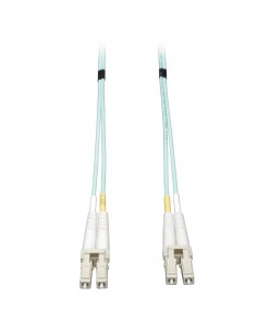 Tripp Lite N820-03M Cable Patch de Fibra Dúplex Multimodo 50 125 OM3 LSZH de 10Gb (LC LC), Aguamarina, 3M [9.84 pies]