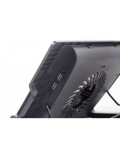 Gembird NBS-1F17T-01 almohadilla fría 43,2 cm (17") 1500 RPM Negro 2