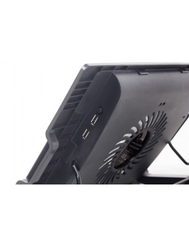 Gembird NBS-1F17T-01 almohadilla fría 43,2 cm (17") 1500 RPM Negro