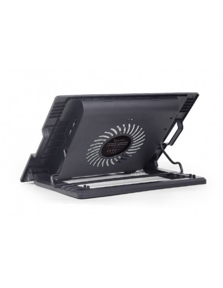 Gembird NBS-1F17T-01 almohadilla fría 43,2 cm (17") 1500 RPM Negro