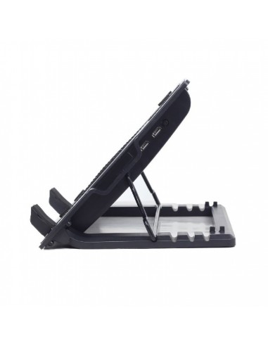 Gembird NBS-1F17T-01 almohadilla fría 43,2 cm (17") 1500 RPM Negro