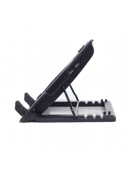 Gembird NBS-1F17T-01 almohadilla fría 43,2 cm (17") 1500 RPM Negro