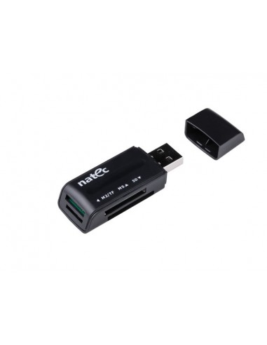 NATEC ANT 3 Mini lector de tarjeta USB 2.0 Negro