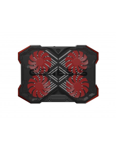 GENESIS Oxid 260 almohadilla fría 43,9 cm (17.3") 1010 RPM Negro, Rojo