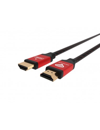GENESIS NKA-0787 cable HDMI 3 m HDMI tipo A (Estándar) Negro, Rojo