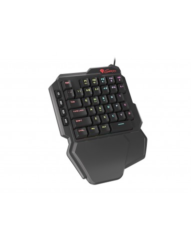 GENESIS Thor 100 RGB teclado USB QWERTY Inglés Negro