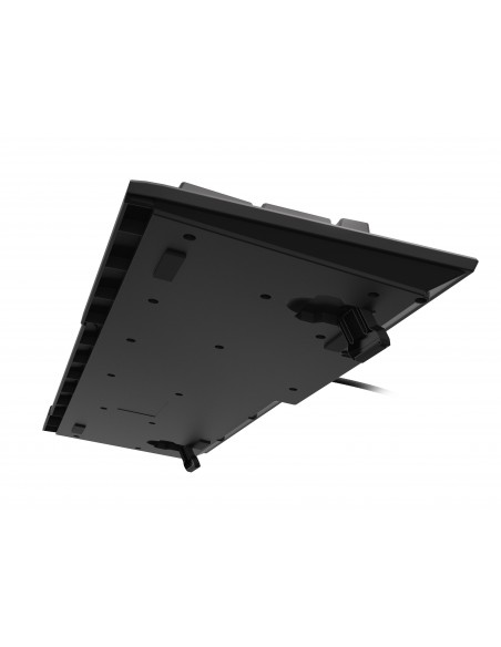 GENESIS Rhod 500 RGB teclado USB QWERTY Inglés de EE. UU. Negro, Plata