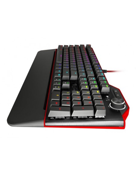 GENESIS NKG-1793 teclado USB QWERTY Español Negro, Rojo