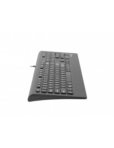 NATEC Barracuda teclado USB QWERTY Español Negro