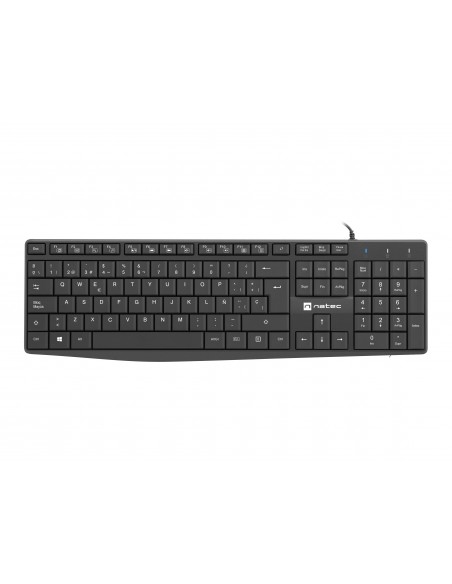 NATEC NKL-1948 teclado USB QWERTY Español Negro
