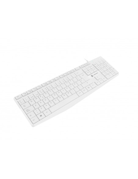 NATEC NKL-1949 teclado USB QWERTY Español Blanco