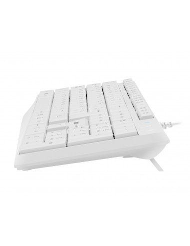 NATEC NKL-1949 teclado USB QWERTY Español Blanco