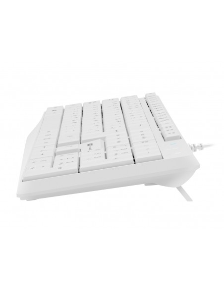 NATEC NKL-1949 teclado USB QWERTY Español Blanco