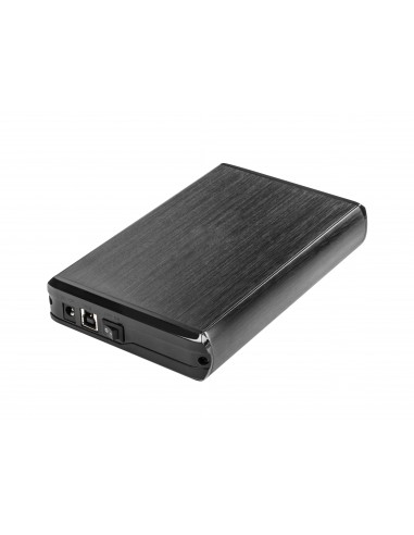 NATEC NKZ-0448 caja para disco duro externo Caja de disco duro (HDD) Negro 3.5"