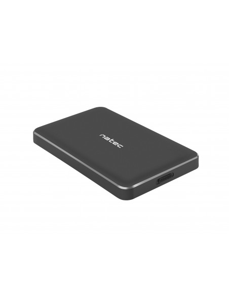 NATEC NKZ-1430 caja para disco duro externo Carcasa de disco duro SSD Negro 2.5"