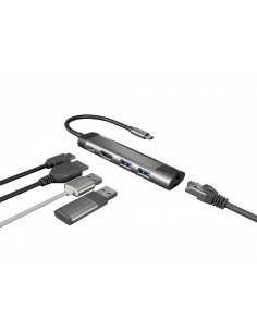 NATEC Fowler Go USB 3.2 Gen 1 (3.1 Gen 1) Type-C Acero inoxidable