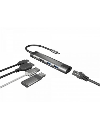 NATEC Fowler Go USB 3.2 Gen 1 (3.1 Gen 1) Type-C Acero inoxidable