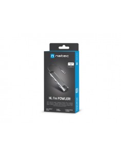 NATEC Fowler Go USB 3.2 Gen 1 (3.1 Gen 1) Type-C Acero inoxidable 2