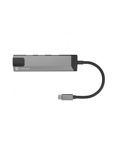 NATEC Fowler Go USB 3.2 Gen 1 (3.1 Gen 1) Type-C Acero inoxidable