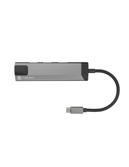 NATEC Fowler Go USB 3.2 Gen 1 (3.1 Gen 1) Type-C Acero inoxidable