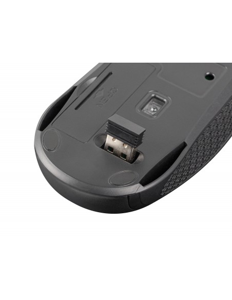 NATEC Jay 2 ratón Ambidextro RF inalámbrico Óptico 1600 DPI