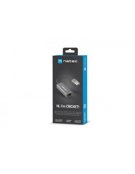 NATEC Cricket USB 3.2 Gen 1 (3.1 Gen 1) Type-A Negro