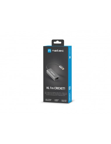 NATEC Cricket USB 3.2 Gen 1 (3.1 Gen 1) Type-C Gris